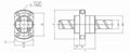 TBI Rolled Ball Screw Single Nut SFU 2