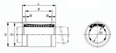 Stainless Linear Bearing LMS 2