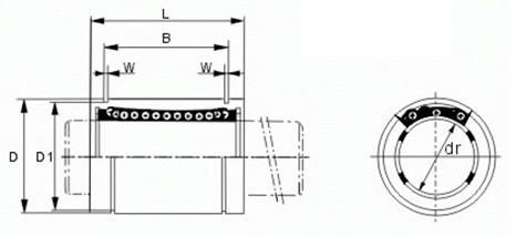 Inch Size Linear Bearing SW,LMB 2