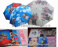 heat transfer printing for umbrella