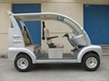 CE Approved Four seater Electric Passenger Car 2