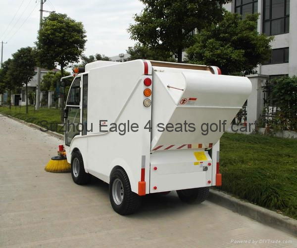 electric road sweeper for cleaning narrow street 4