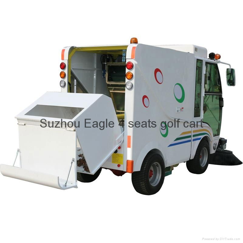 electric road sweeper for cleaning narrow street 2