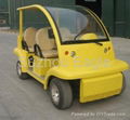 CE Approved Electric Passenger Car with Solar Panel