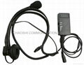Kenwood KHS-1/HMC-3 Headset with VOX and PTT for Kenwood FRS and GMRS Radios
