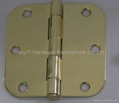 SH042235-5/8R LP PB steel hinge with loose pin