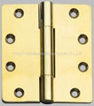 BH30435 3KN PL Brass Three-Knuckle Hinge 1