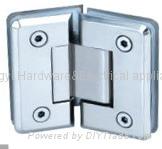 YY-002 135°Glass Bathroom Hinge(double side)