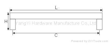 SKCH-08 Stainless Steel Kitchen Cabinet  Handle 2