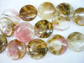 Fire cherry quartz and gemstone beads accessories