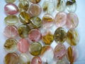 Fire cherry quartz and gemstone beads accessories