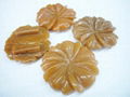 Carving Flowers of gemstone and beads accessories