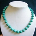 Yellow jade fashion necklace