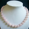 Yellow jade fashion necklace