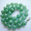 Jade gemstone necklace