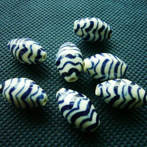 New !! specail shape of porcelain beads 4