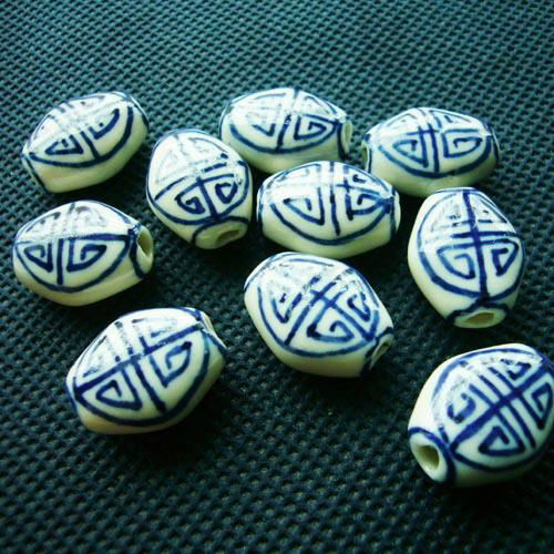 New !! specail shape of porcelain beads 5