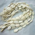 White howlite beads and strands