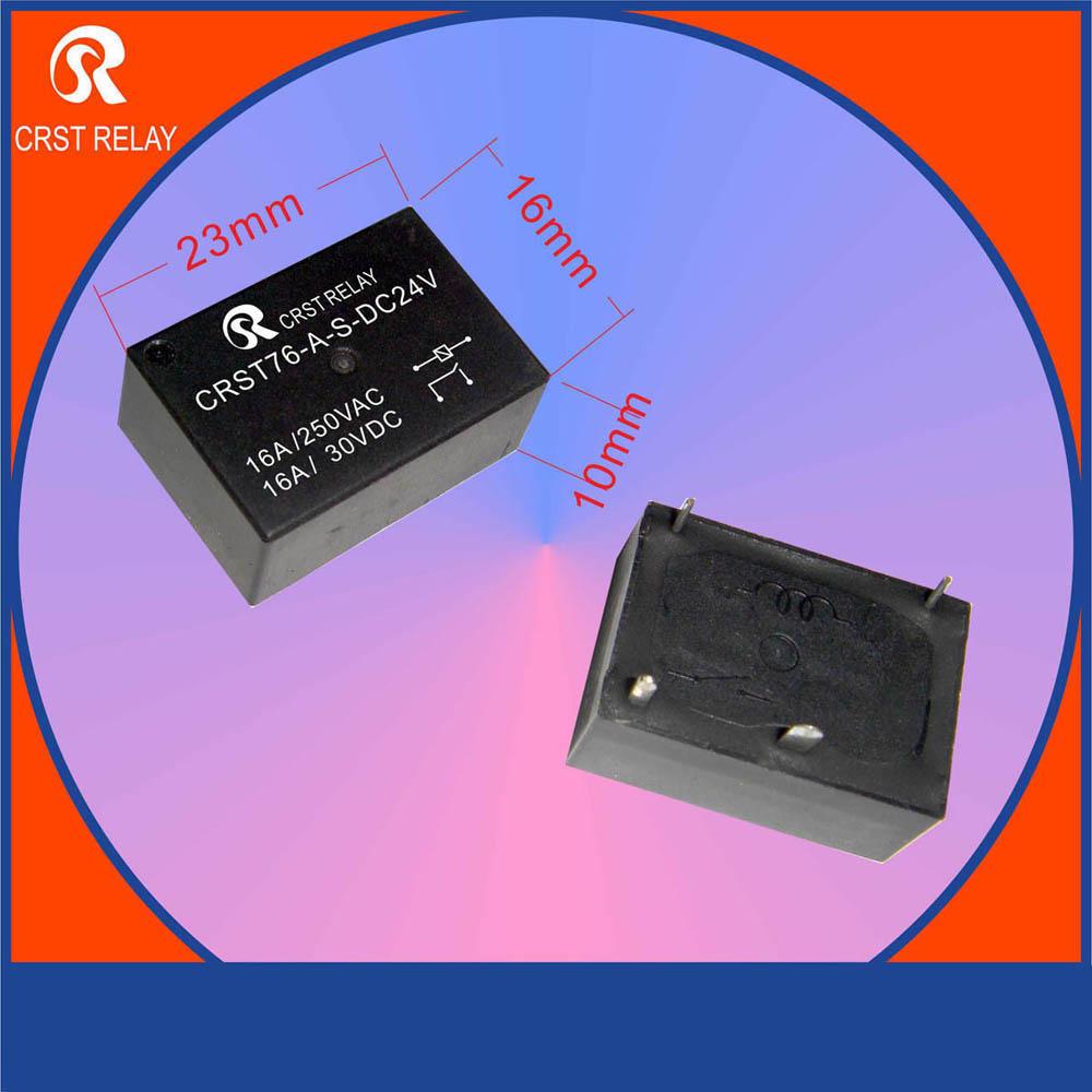 CRST76-A-S-DC24V 5继电器16A小型大功率4脚常开开关等BPD HM808F 3