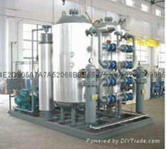 Natural gas dewatering device