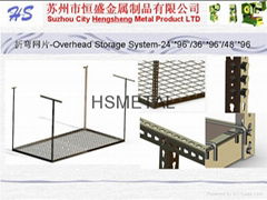 Ovenhead storage rack