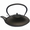 0.77 liter simple cast iron teapot in