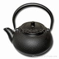 600ml Nail head design cast iron teapot