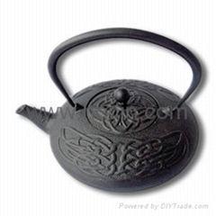 0.8 liter cast iron teapot wiht chinese