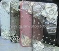 Hard case for iPhone, with fake diamonds,iphone case