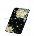 Hard case for iPhone, with fake diamonds,iphone case