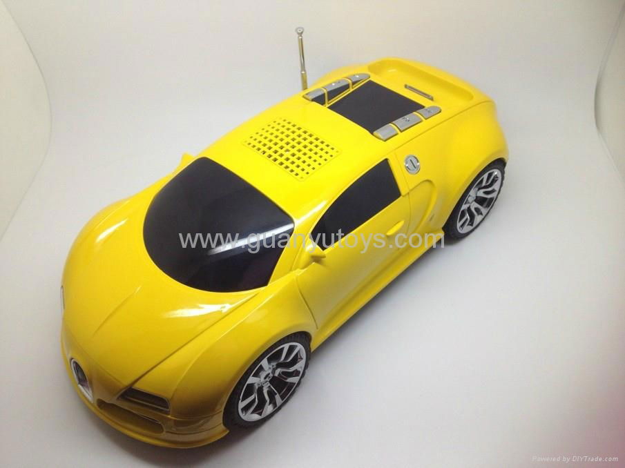 2013Newest bluetooth Bugatti car speaker with FM radio,USB/TF card,iphone socket 5