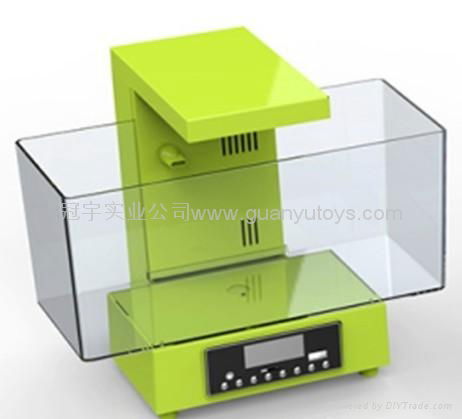 The new fashion mini fish tank, LED clock display 2