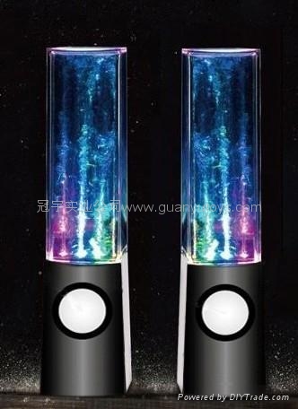 新款蓝牙喷水水舞音响 迷你电脑低音炮创意音响便携 创新喷泉音箱 3