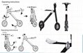 2014 new electric bike design adults scooter 12ah lithium battery 