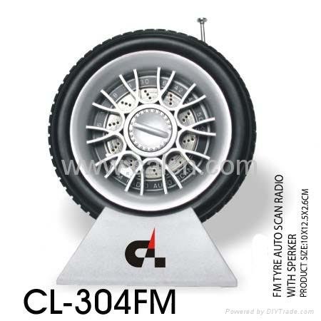 car tyre clock 3
