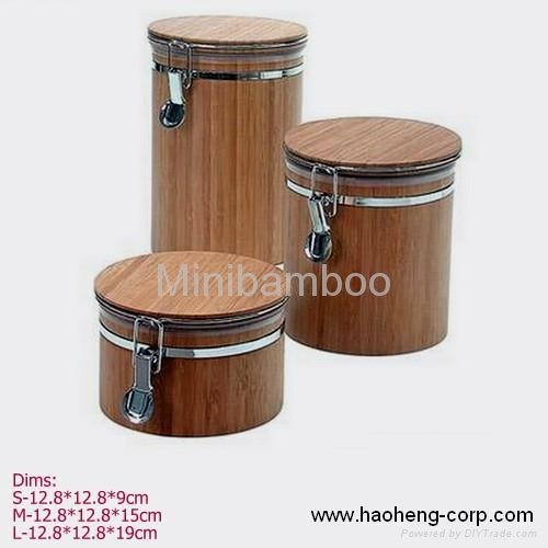 bamboo storage canister  4