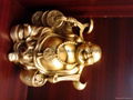 bronze happy  buddha 1