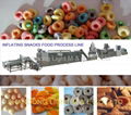 puffed food machinery--Double screw Extruder Inflating Snacks Food Processing Line