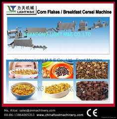 Corn flakes ( breakfast cereals) processing line