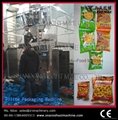 Vertical form-fill-seal machine with 10 heads combination weigher 