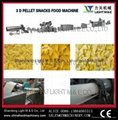 2D/3D snack pellet processing and frying 