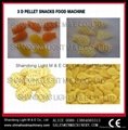 3D Snack pellets(Double layered Triangle snacks pellet ) machine
