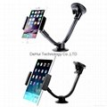 Universal 3in1 Long Arm Car Mount For Smart phone(3.5-5.5inch)/Tables(7-8inch) 