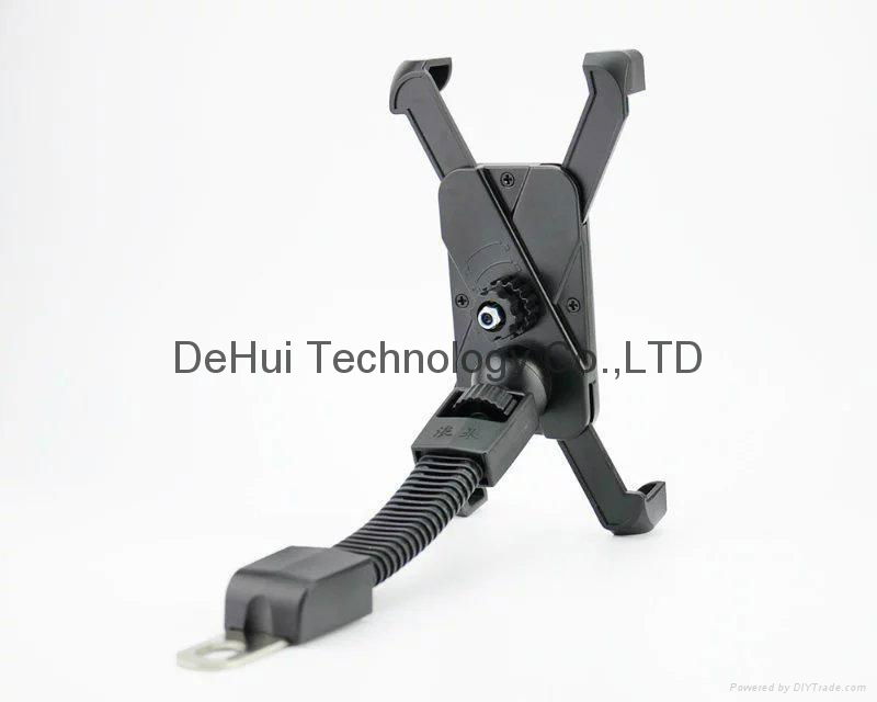 Motorcycle phone mount mirror motorbike holder for 3.5" to 6.5