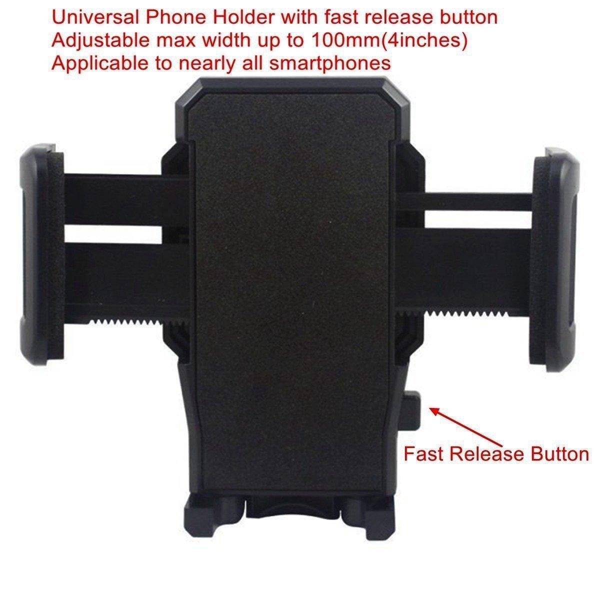 Bike Phone Mount Bicycle Motorcycle handlebar Holder for Smartphone / Cell phone 5