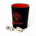 Bacardi Leather Dice Cup 3