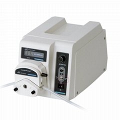 basic peristaltic metering pump used in laboratory