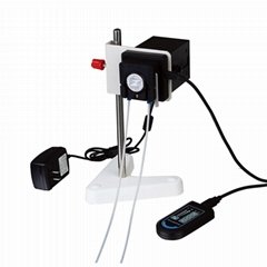 compact size peristaltic pump used in laboratory