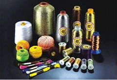 Metallic embroidery thread