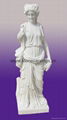 white marble statue